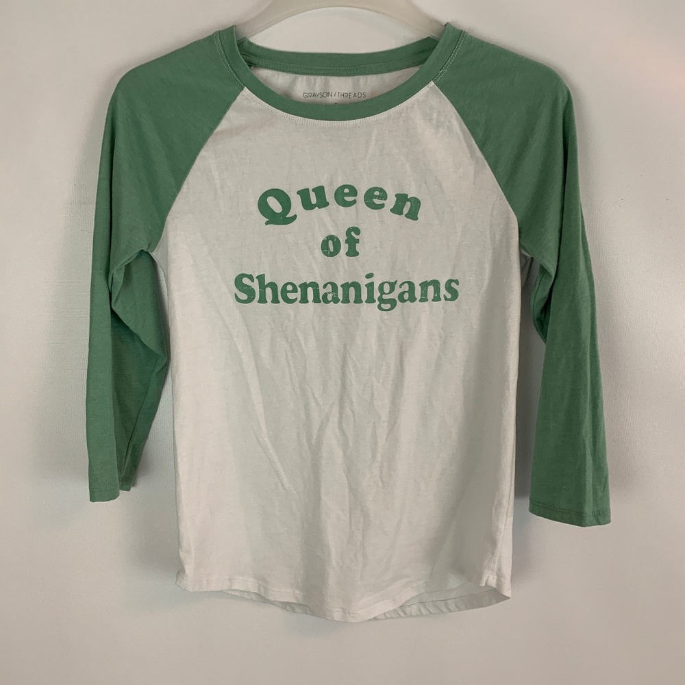 Grayson Threads Queen Of Shenanigans Top Size S